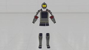 3D Sci-Fi Armor