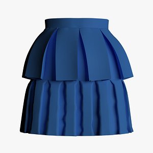 Pleat skirt