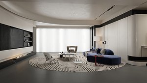 Modern Living Area model