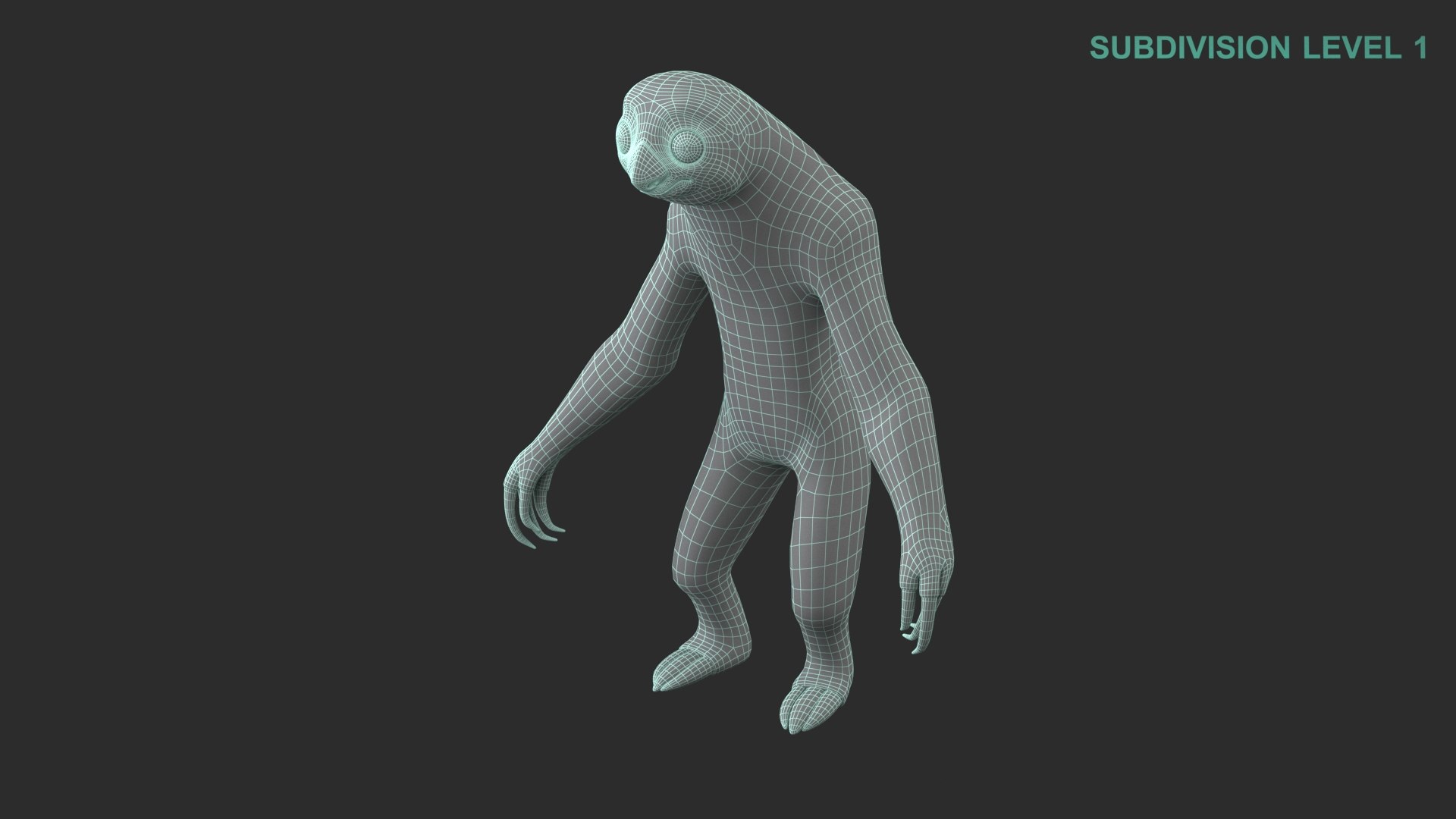 Cartoon Sloth Character 3D model https://p.turbosquid.com/ts-thumb/Tu/ezBlL1/7x/wireframe0004/jpg/1691388342/1920x1080/fit_q87/51cb6251ae5f3905b51b7c41f521fc7272628348/wireframe0004.jpg