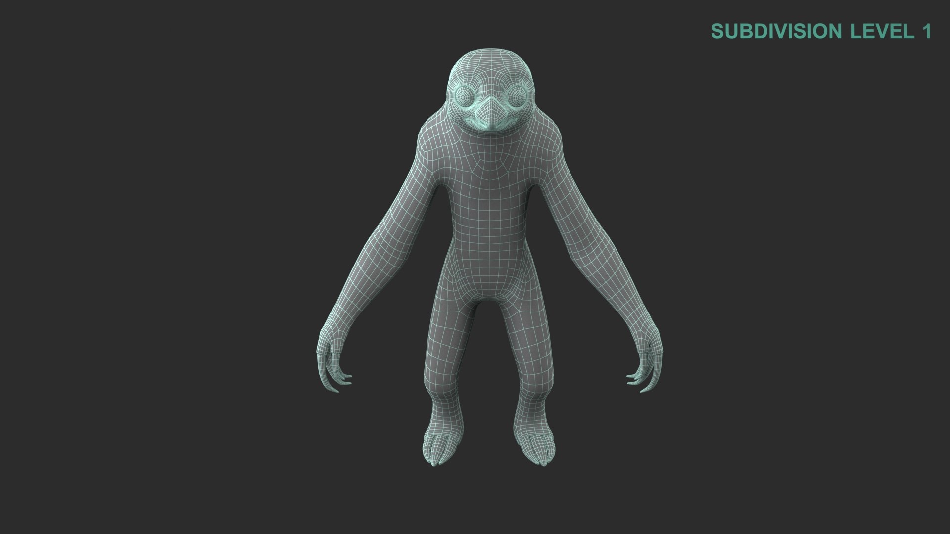 Cartoon Sloth Character 3D model https://p.turbosquid.com/ts-thumb/Tu/ezBlL1/Qq/wireframe0005/jpg/1691388342/1920x1080/fit_q87/c68fbde5e478bca619ade0c81fbceb0f021580e5/wireframe0005.jpg