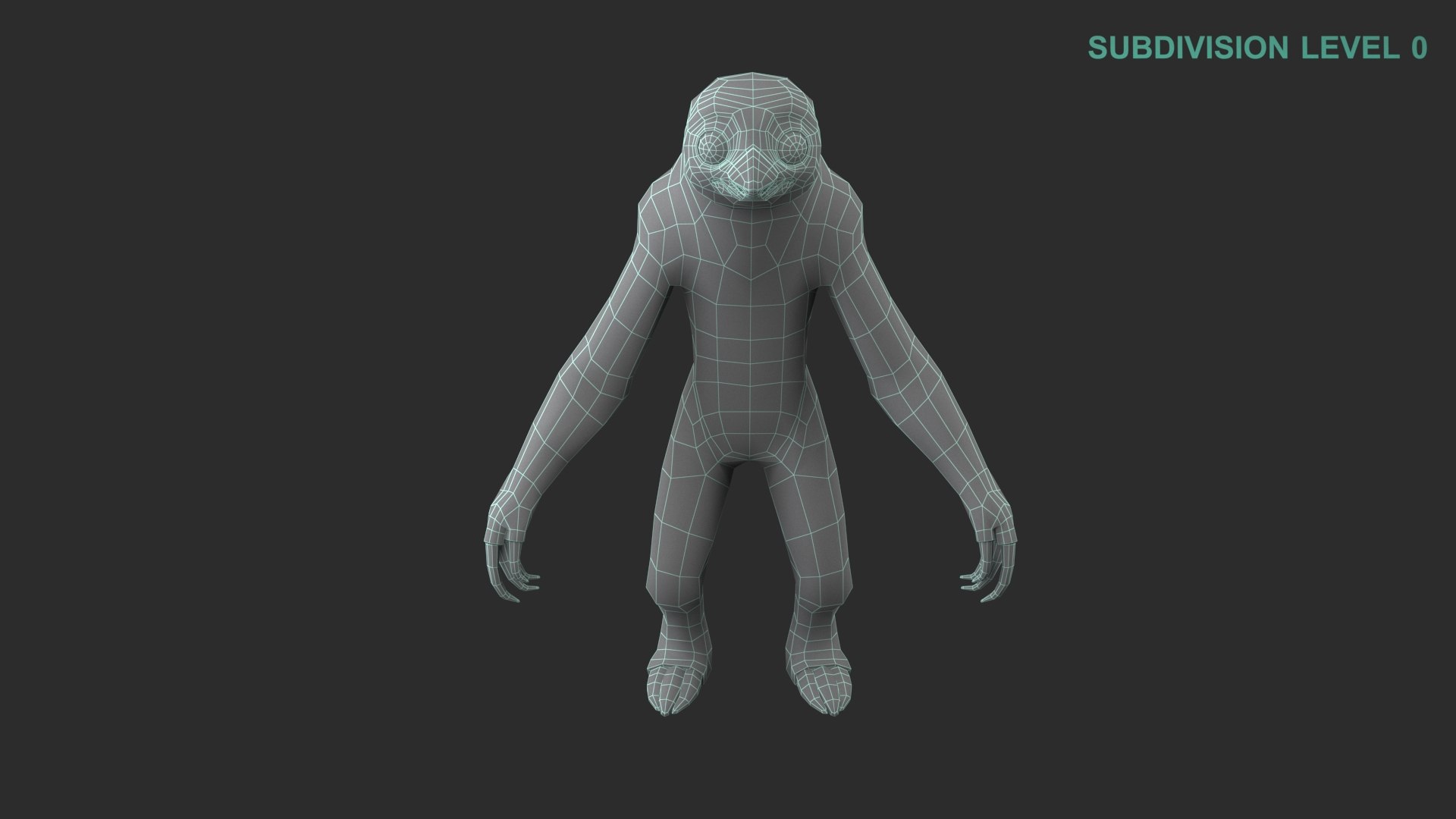 Cartoon Sloth Character 3D model https://p.turbosquid.com/ts-thumb/Tu/ezBlL1/dW/wireframe0008/jpg/1691388344/1920x1080/fit_q87/aac0df3e51140ae887af30052de201fdd5526e75/wireframe0008.jpg