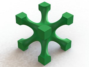Lattice Structures of Skeletal I-WP 3D model