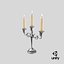 Candlestick with Candles