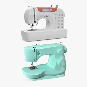 3D Sewing Machines Collection