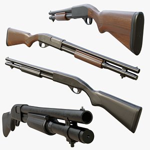 3D model Remington 870 Shotgun