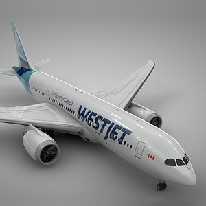 boeing 787 dreamliner west 3D