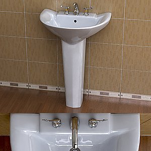 3d realistic aquabrass delfino model