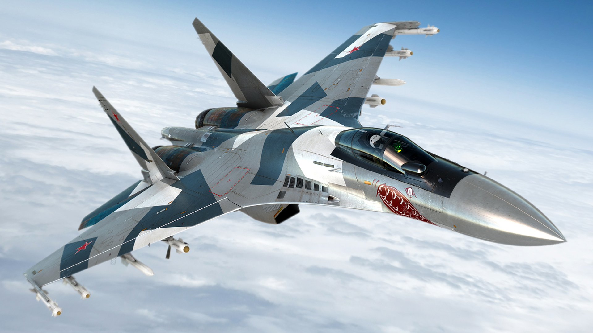 3D модель Су-35 Супер Фланкер - TurboSquid 1331298
