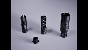 3D Muzzle Vol 01 Low-poly 3D model