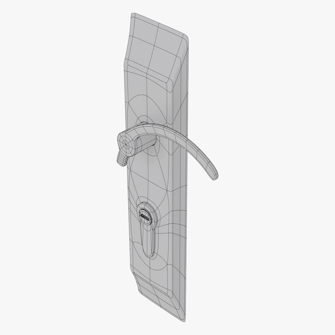 Door Lock 1 3d Obj