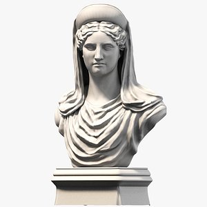 Demetra Bust 3d Model 3D model