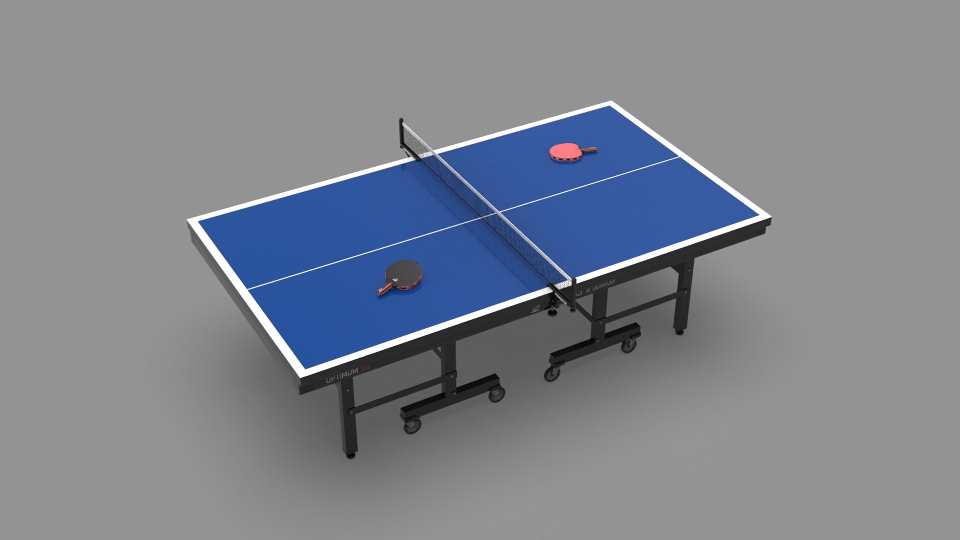 3D Ping Pong Table Model - TurboSquid 1737302