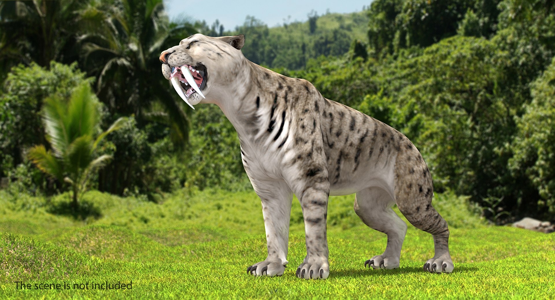3D arctic saber tooth cat https://p.turbosquid.com/ts-thumb/Tv/8doKxA/6b3Q5lz7/arcticsabertoothcatgrowlspose3dsmodel002/jpg/1537470937/1920x1080/fit_q87/b7ac89dc7661517a881e9e068f92806dd6b4696b/arcticsabertoothcatgrowlspose3dsmodel002.jpg