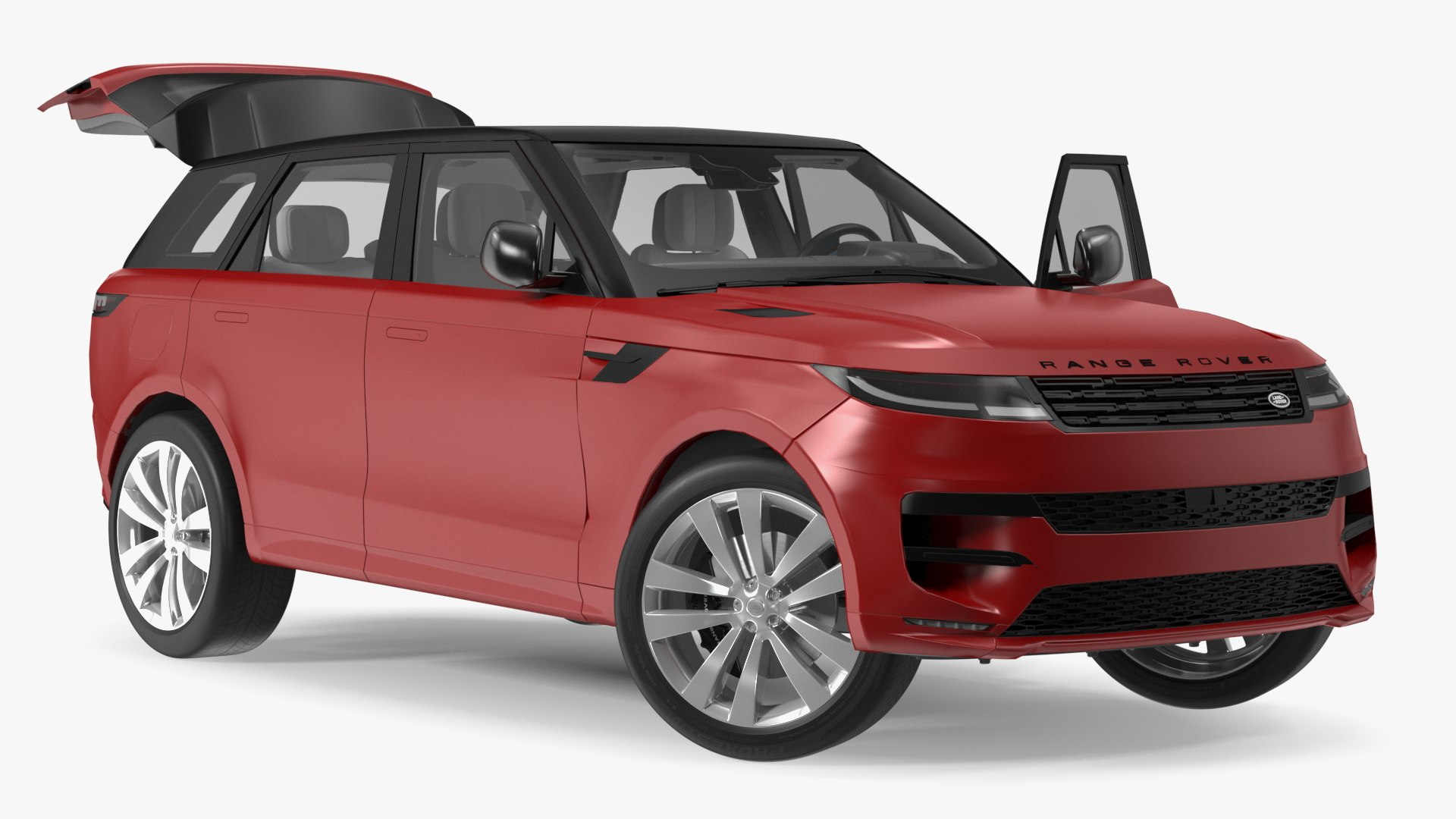 Range Rover Sport 2022 Red Wallpaper