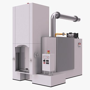 Cremation Oven 3D model