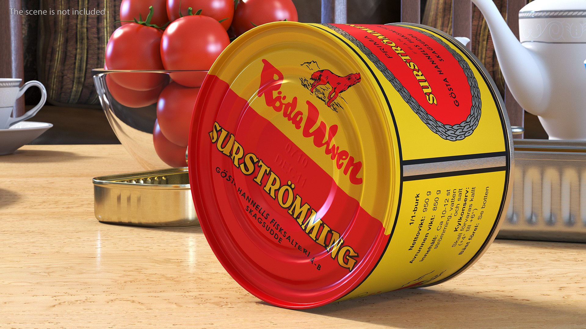 Can Of Surstromming Fermented Fish 850g 3D Model TurboSquid 2152158