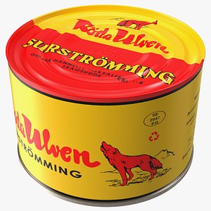 Can of Surstromming Fermented Fish 850g
