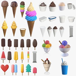 cone ice cream 3D