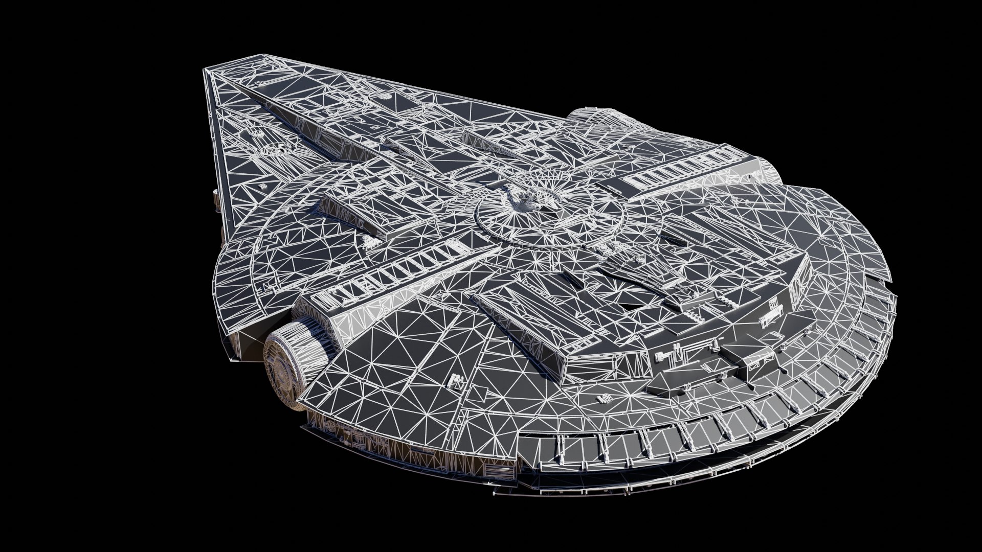 3d Millennium Falcon Solo - Turbosquid 2135467