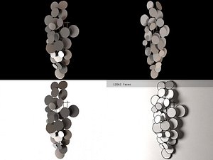 metal wall sculptures 3D model