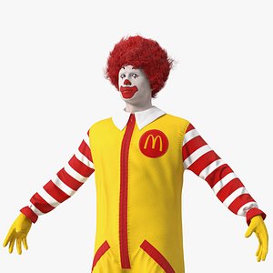 3D McDonalds Clown Fur for Maya