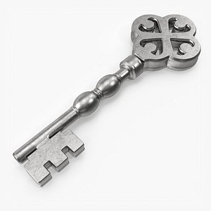 3D Key Silver 08 model