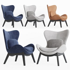 calligaris lazy armchair 3D
