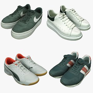 Shoes Collection 46 Sneakers 3D model