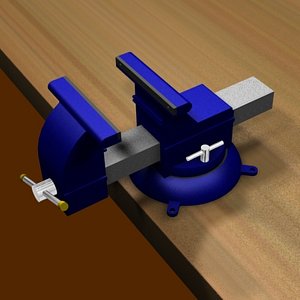 bench vise animation max