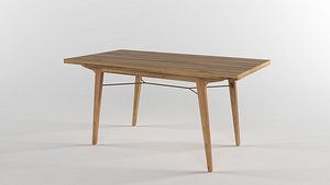 Miles Dining Table - Castlery 3D model