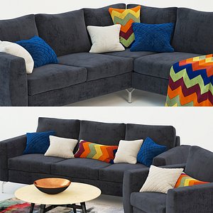 sofa booncept nice 3D model