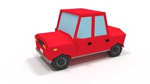 cartoon car 3D model