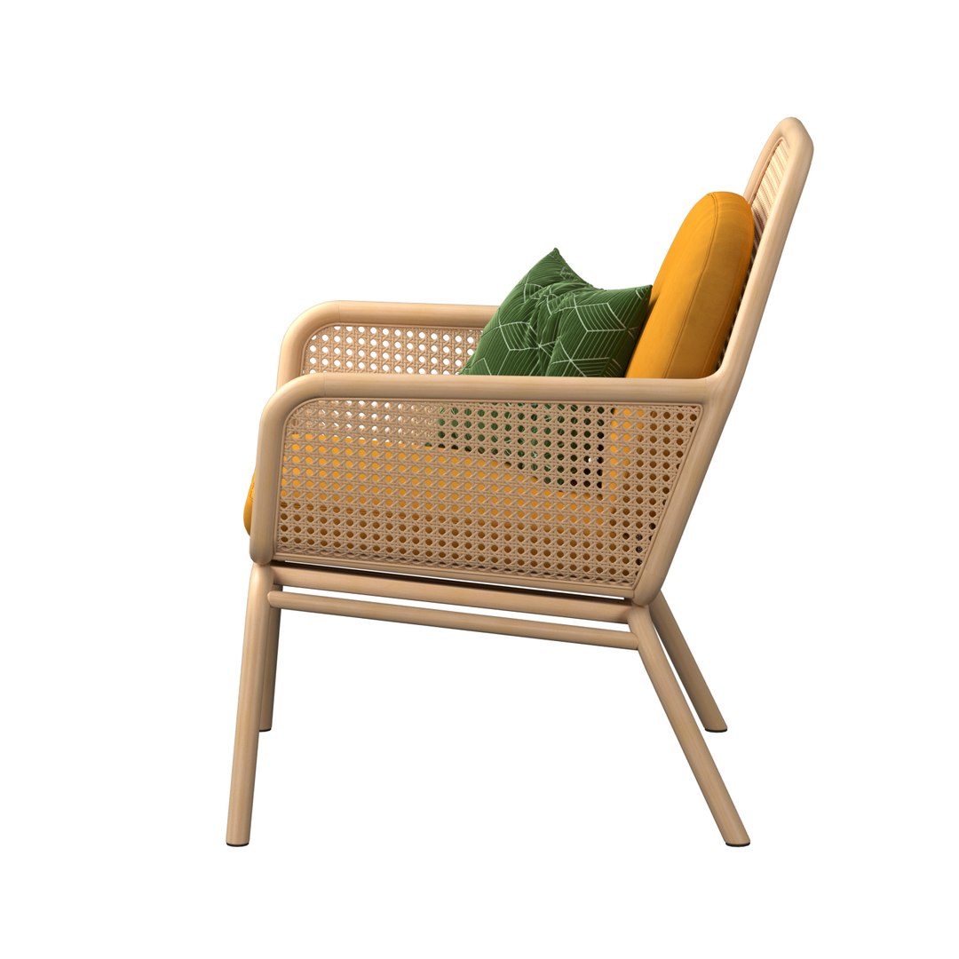 3D Rattan Chair Model - TurboSquid 1639268