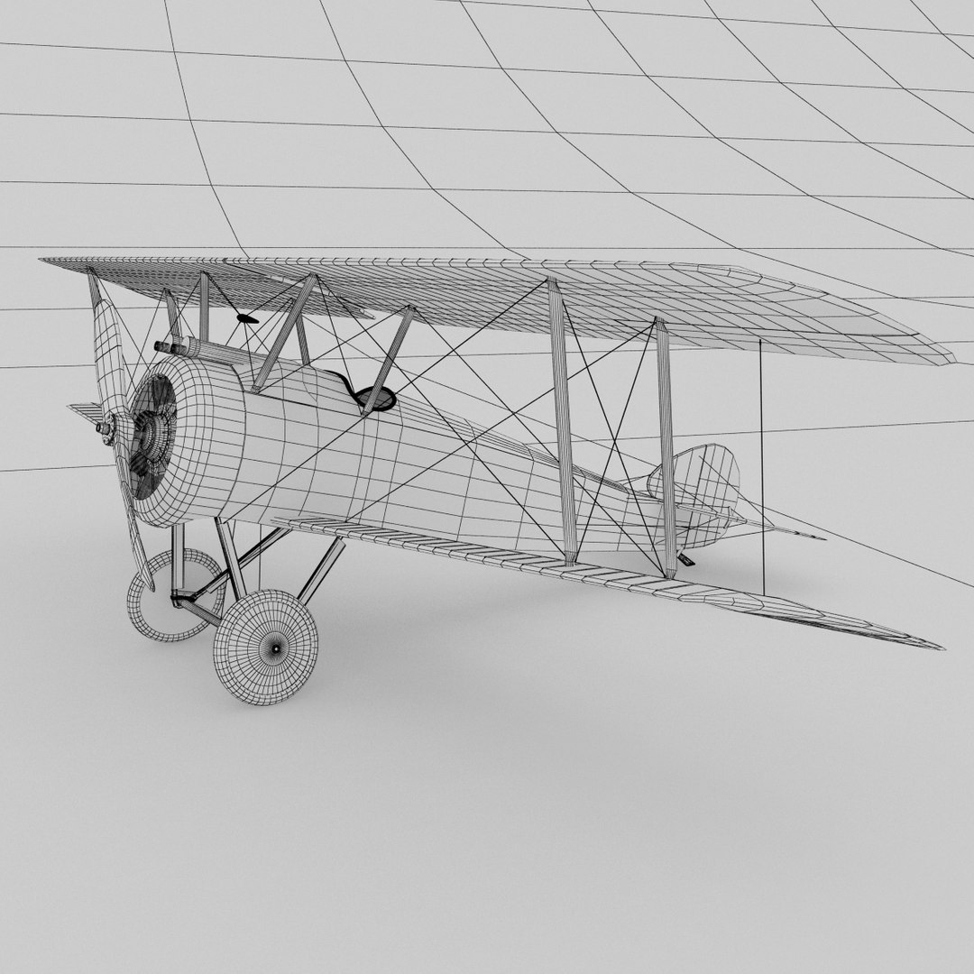 Sopwith Camel Fighter 3d Model