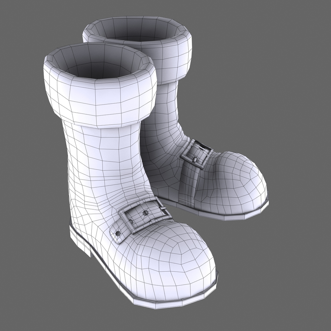 3D santa boots - TurboSquid 1192392