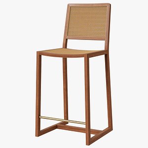 Atelier Tortil bar stool Taboo III 3D model
