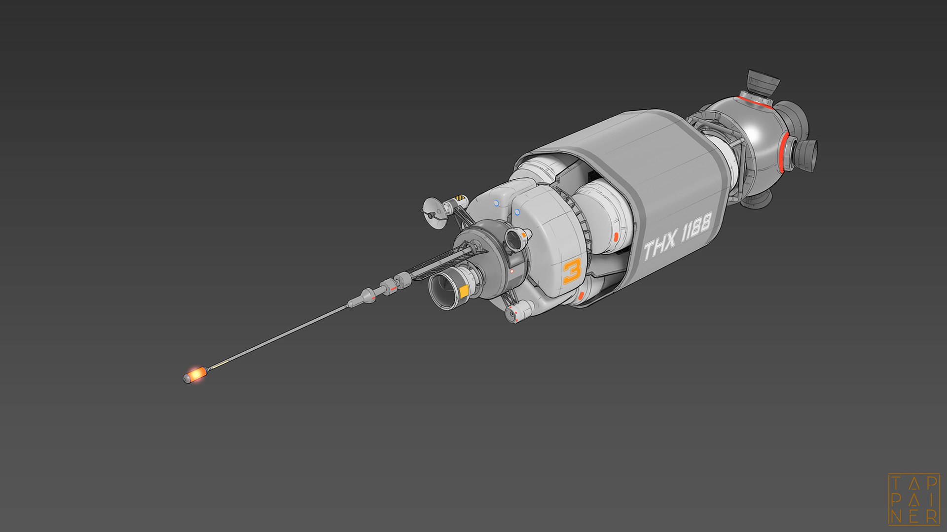 3D scifi kitbashing model - TurboSquid 1465598