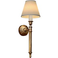 Grantham wall sconce in aged brass in the English style 3D model