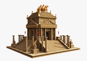 Mausoleum temple 3D