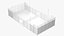 3D Padel Tennis Court
