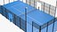 3D Padel Tennis Court