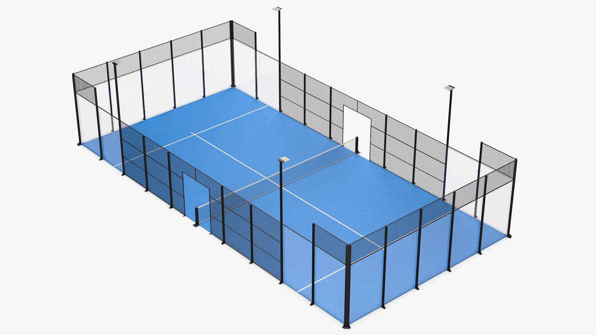 3D Padel Tennis Court - TurboSquid 1892206