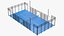 3D Padel Tennis Court