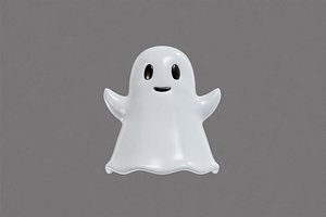 3D Halloween Ghost
