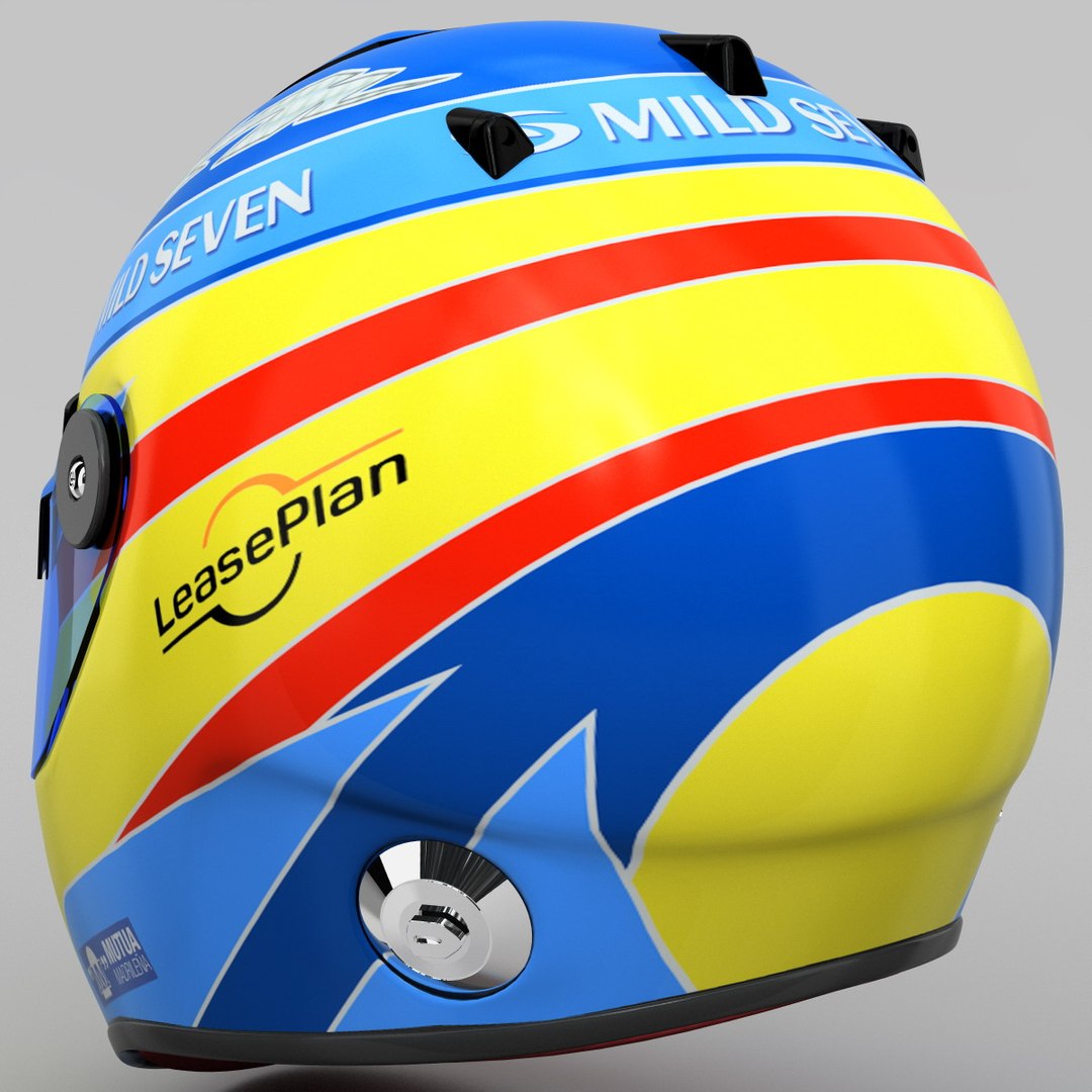 Model Racing Helmet Renault