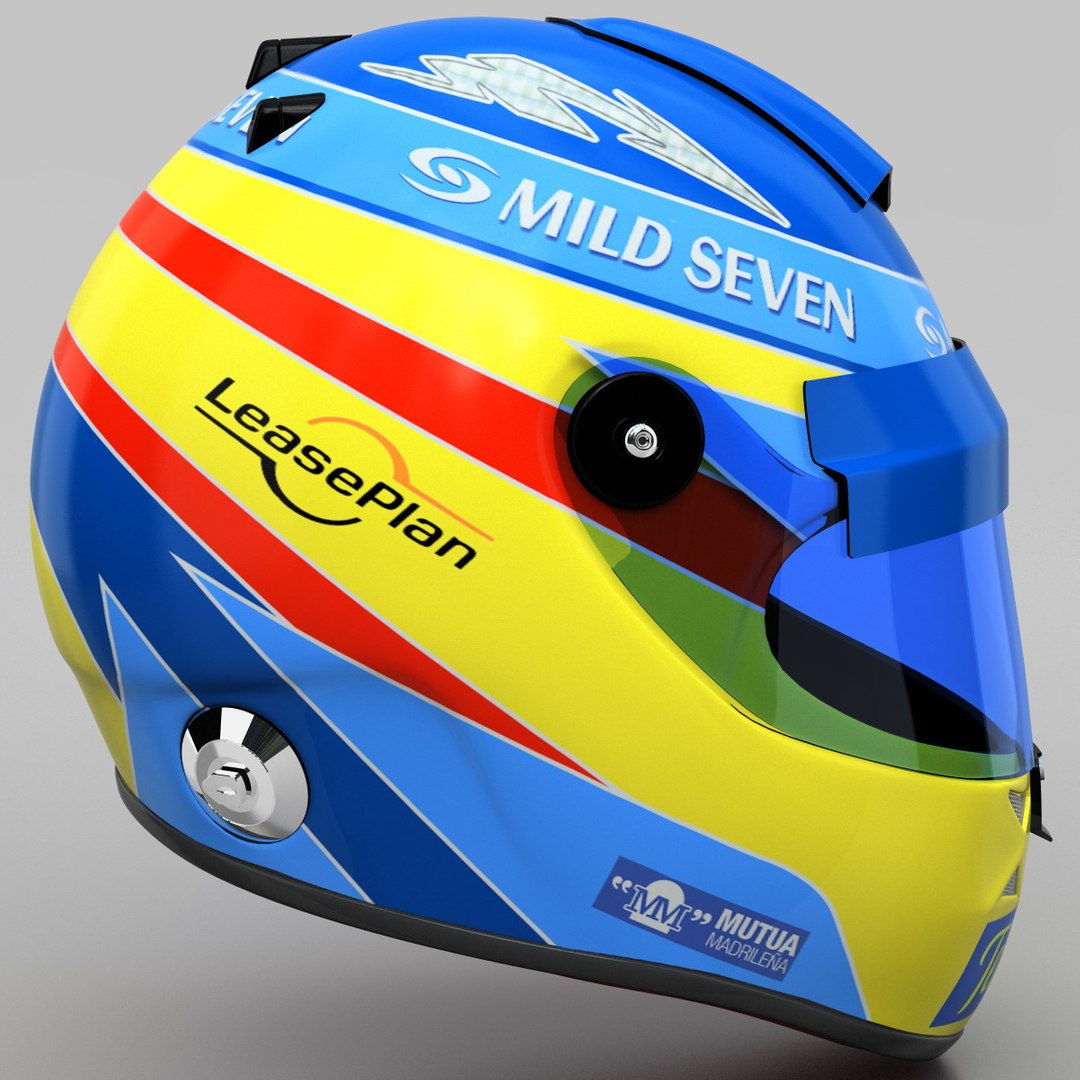 Model Racing Helmet Renault