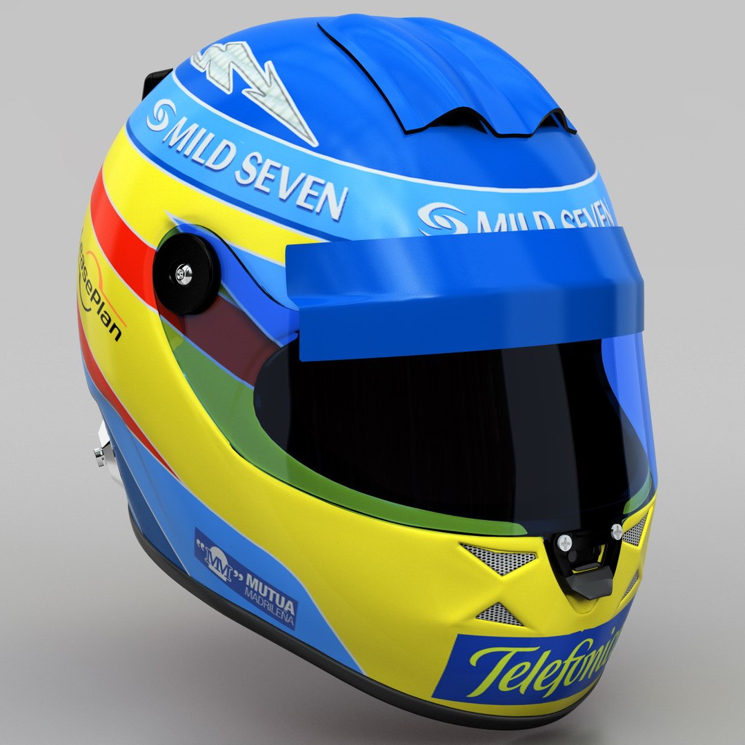 Model Racing Helmet Renault