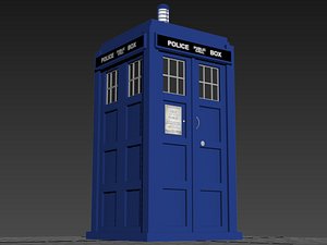 3d model of tardis