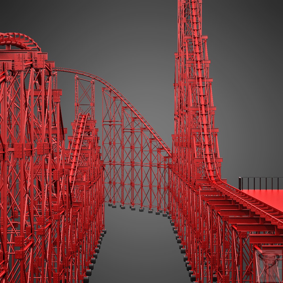 3ds Max Roller Coaster Track